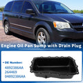 Engine Oil Pan Sump with Drain Plug for Dodge Grand Caravan (2009–2010)