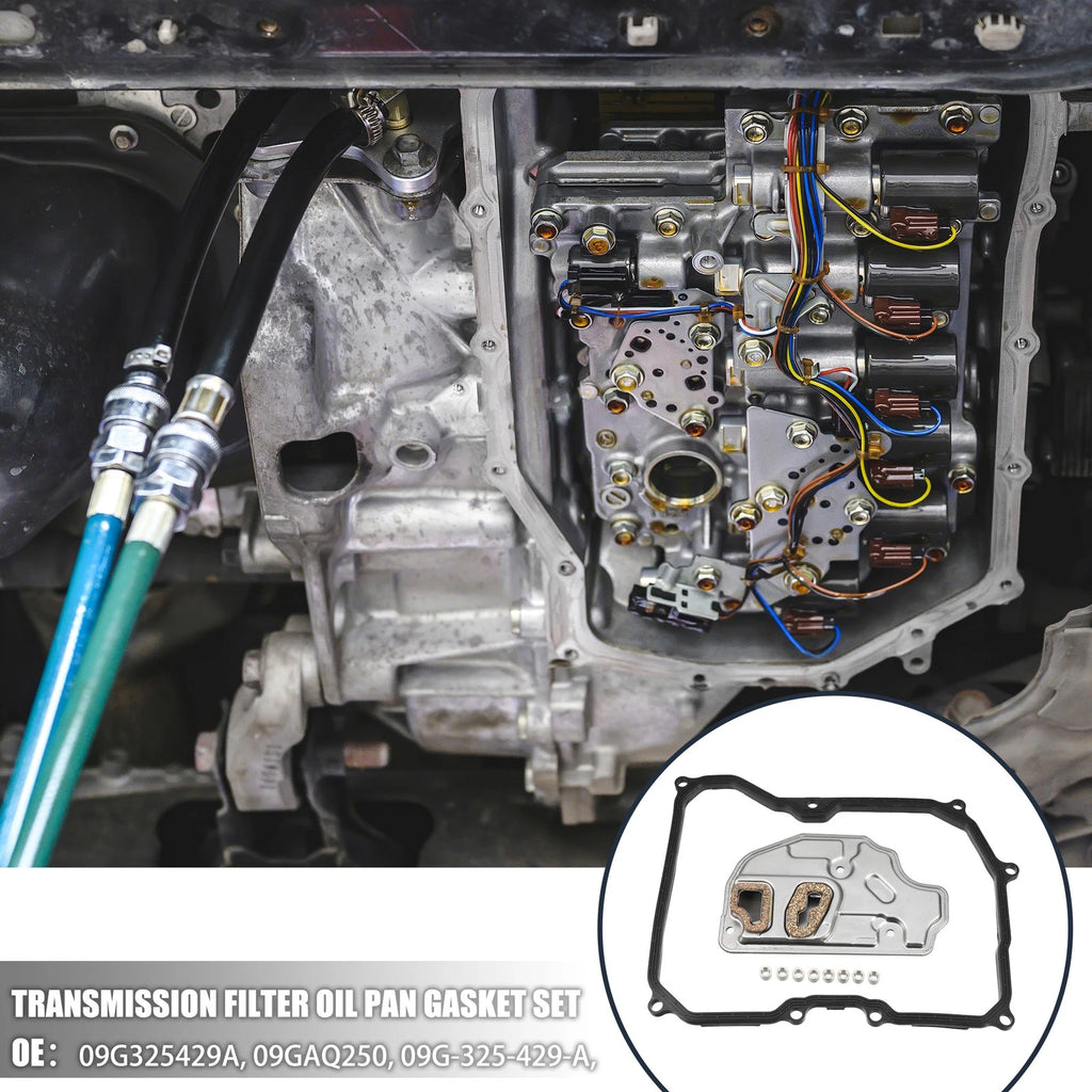 Transmission Filter Oil Pan Gasket Set Replacement for Volkswagen Beetle Golf (2012–2019)