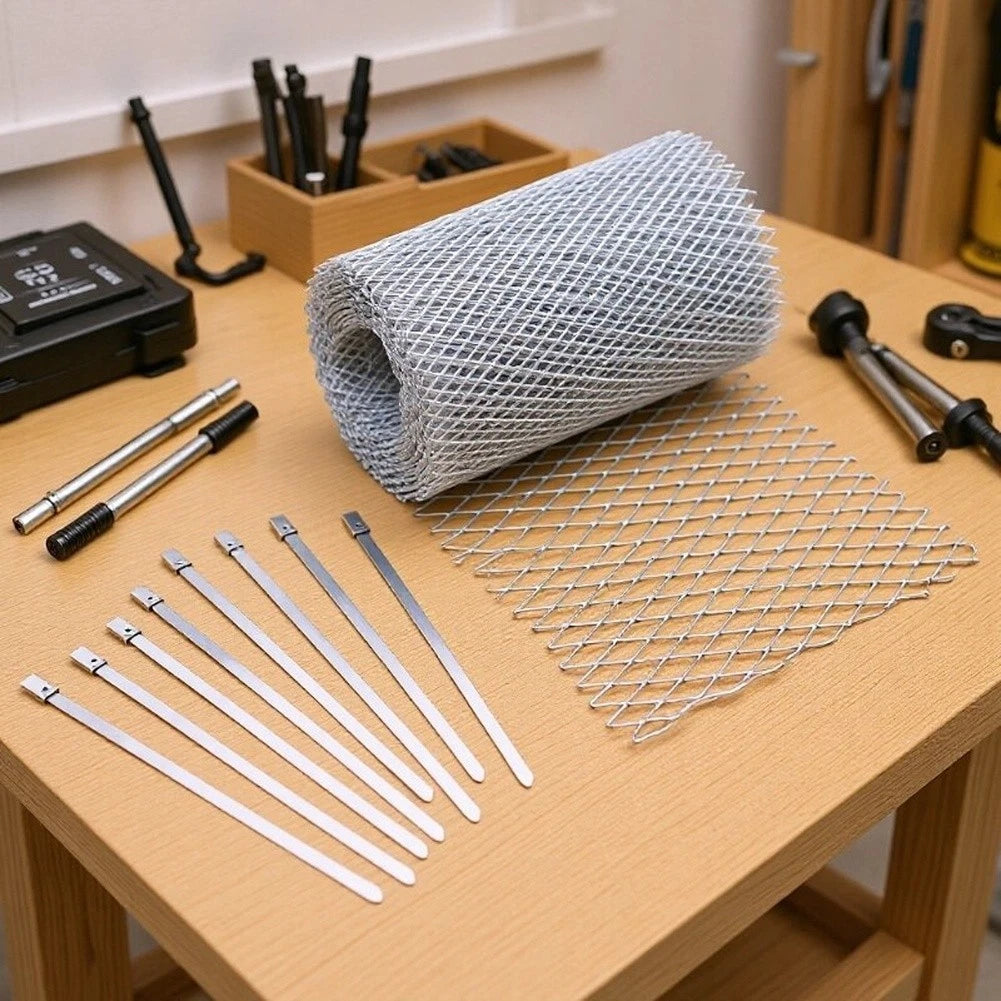6m Aluminum Gutter Guard Roll with 10 Fixing Clips
