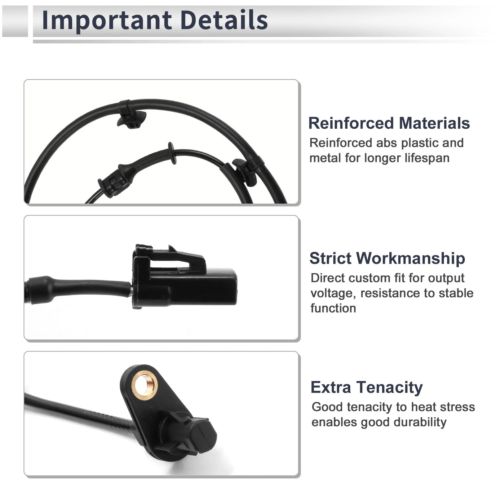ABS Wheel Speed Sensor Replacement for Hyundai Veloster SE (2011–2014)