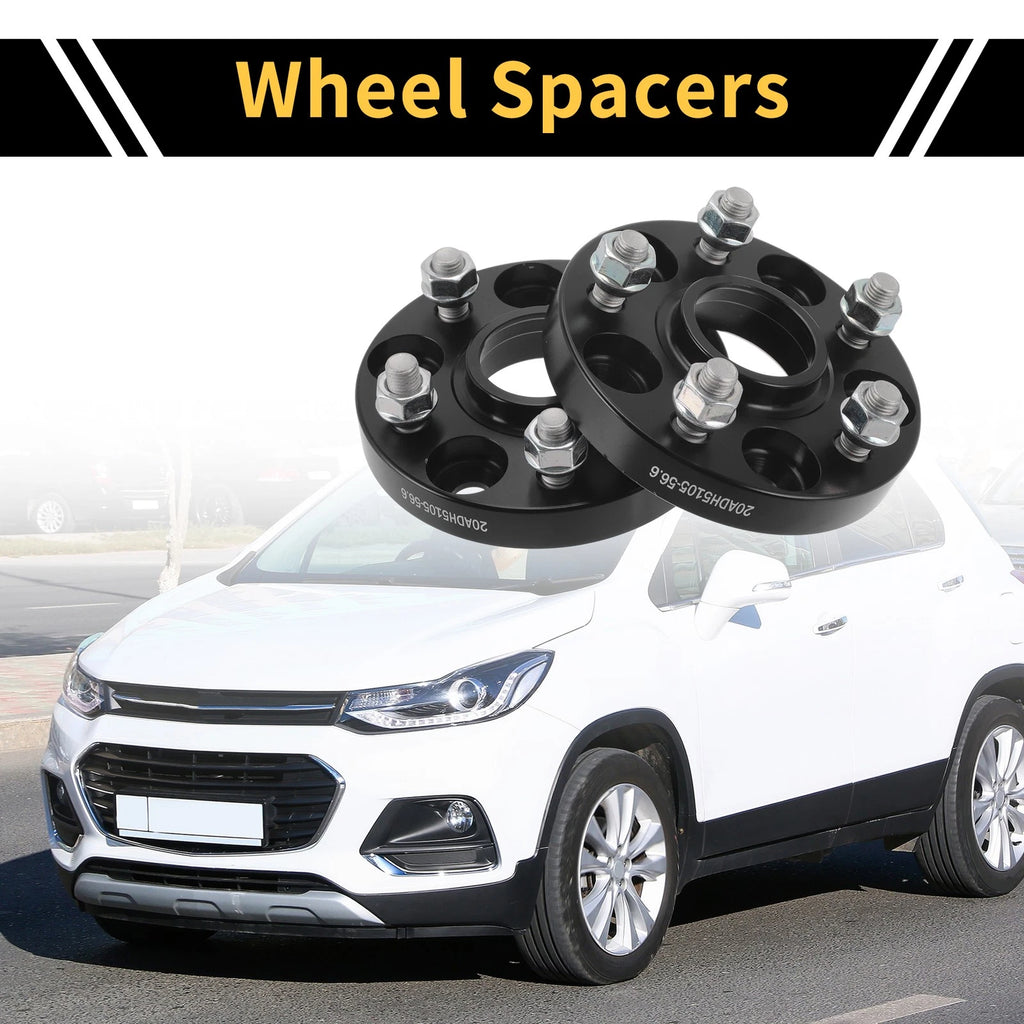 Wheel Spacers 5x105 56.6mm M12x1.5 Replacement for Chevrolet Trax (2013-2020)