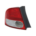 Tail Light Assembly for Honda Civic (2009–2011) Left Driver Rear Halogen