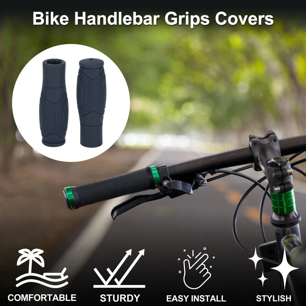 Bike Handlebar Grip Covers 125mm Soft End Grips Protector Pair for MTB