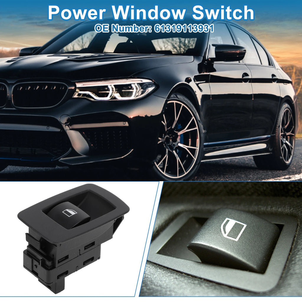 Passenger Side Power Window Switch Replacement for BMW 528i 535i xDrive M5 (2011–2021)