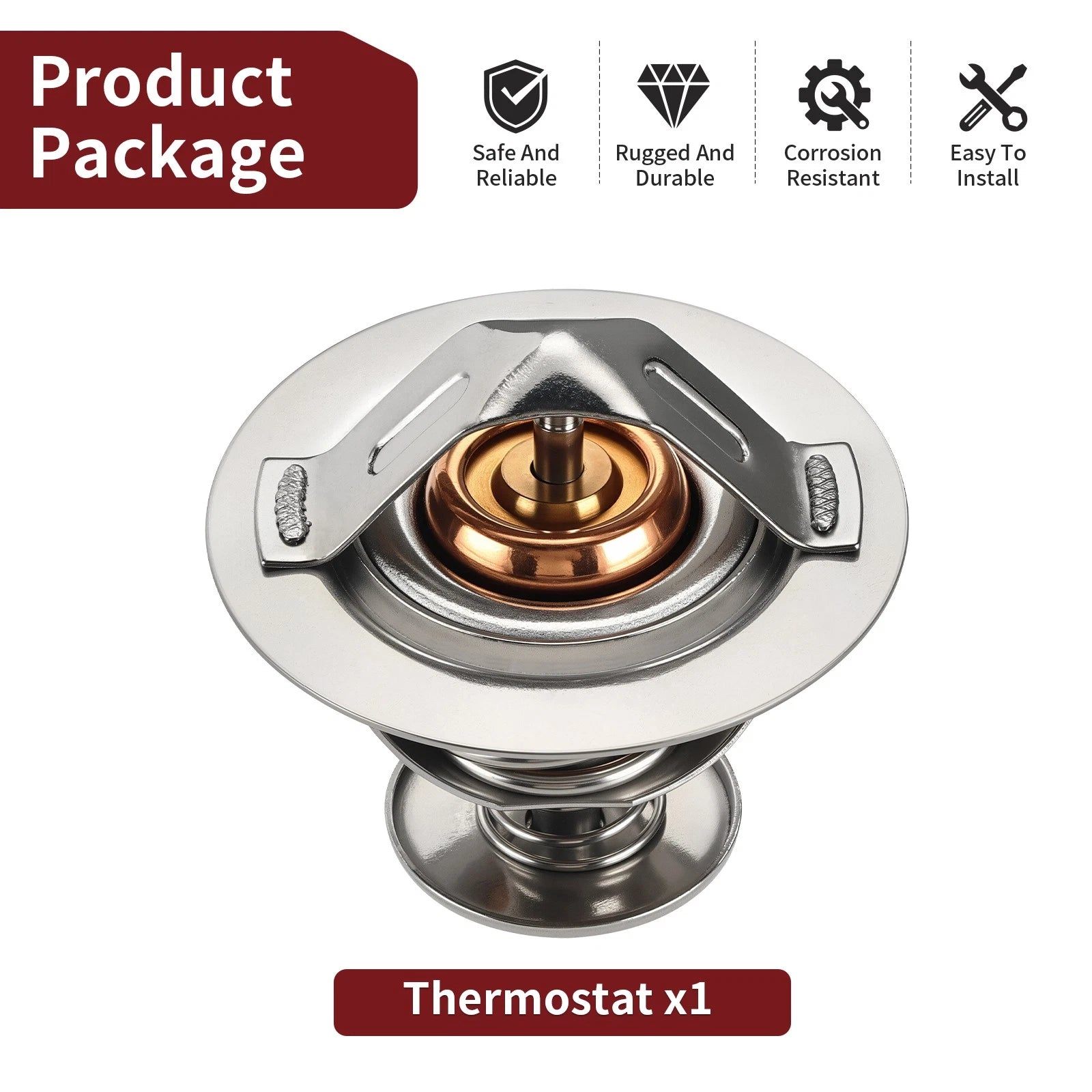 Thermostat 49054-1001 for Kawasaki Voyager 1300 ZN1300A (1983–1988) KZ1300 (1979–1982)
