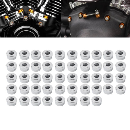 48X Engine Bolt Topper Caps for Harley Twin Cam Touring Road Glide Dyna (2000–2023)