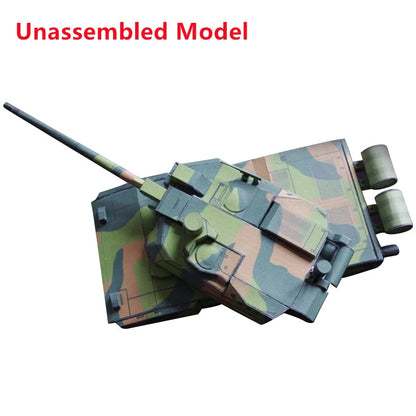 1/43 DIY French Leclerc Tank Model Unassembled Military Scene