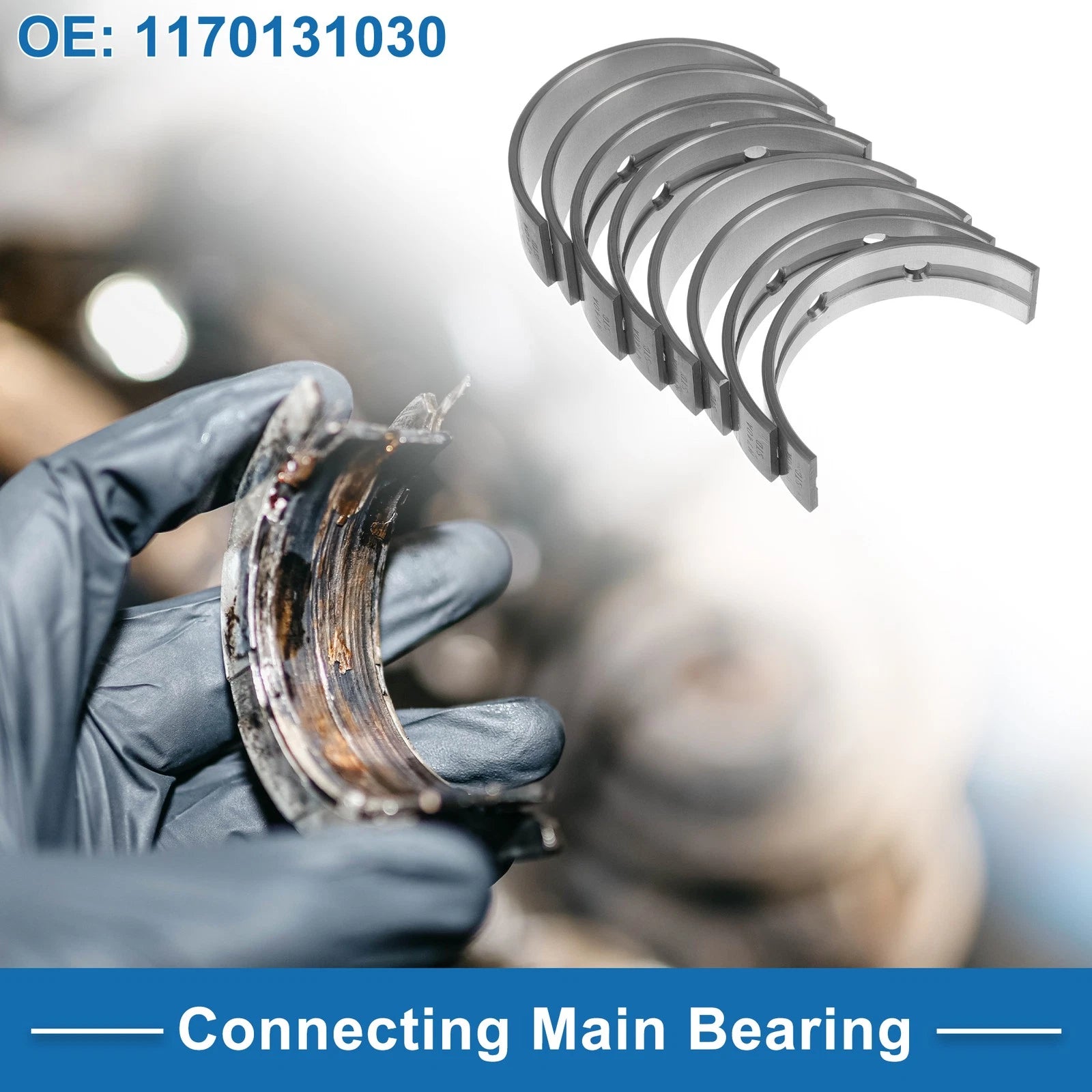 Main Bearing Set Replacement for Toyota Highlander (2005–2015)