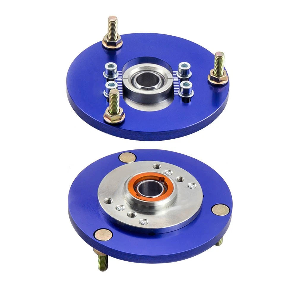 Front Pair Coilover Pillowball Camber Plates for BMW E36 3 Series (1992–1999)