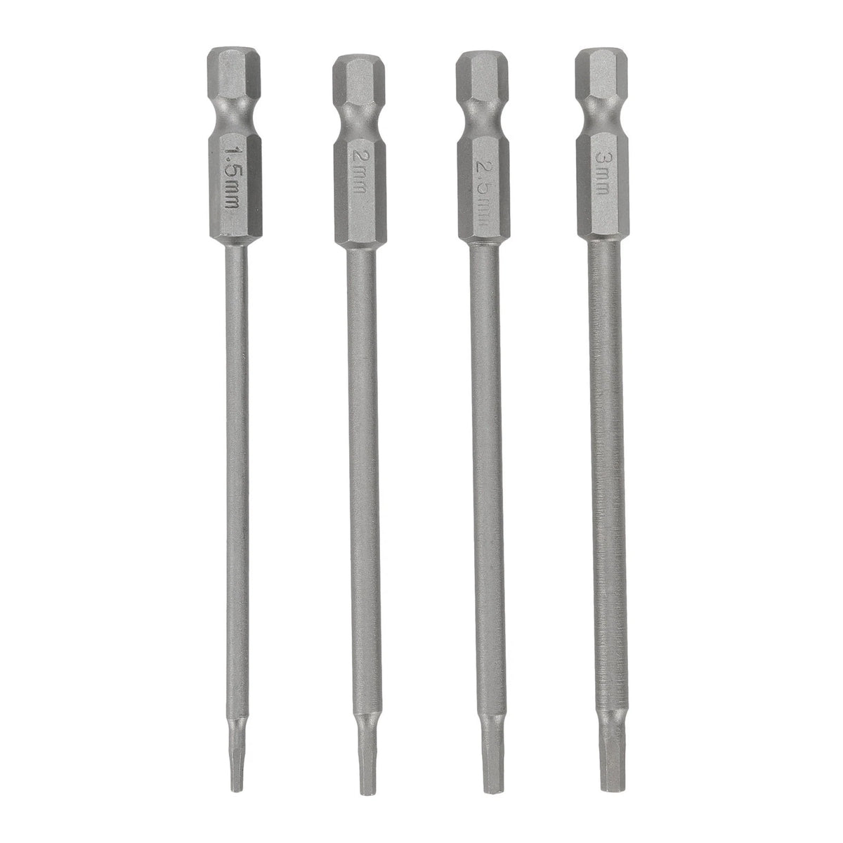 1.5 2.0 2.5 3.0mm Screwdriver Bits for Quick Connection Screw Driver