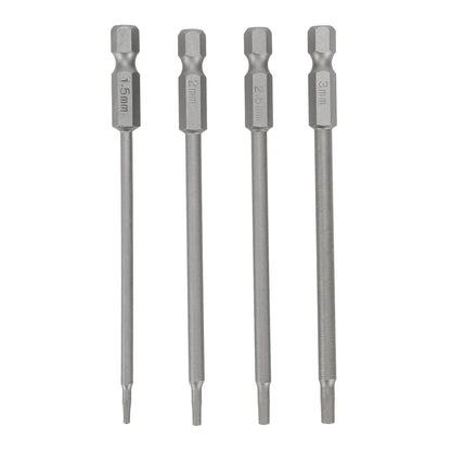 1.5 2.0 2.5 3.0mm Screwdriver Bits for Quick Connection Screw Driver