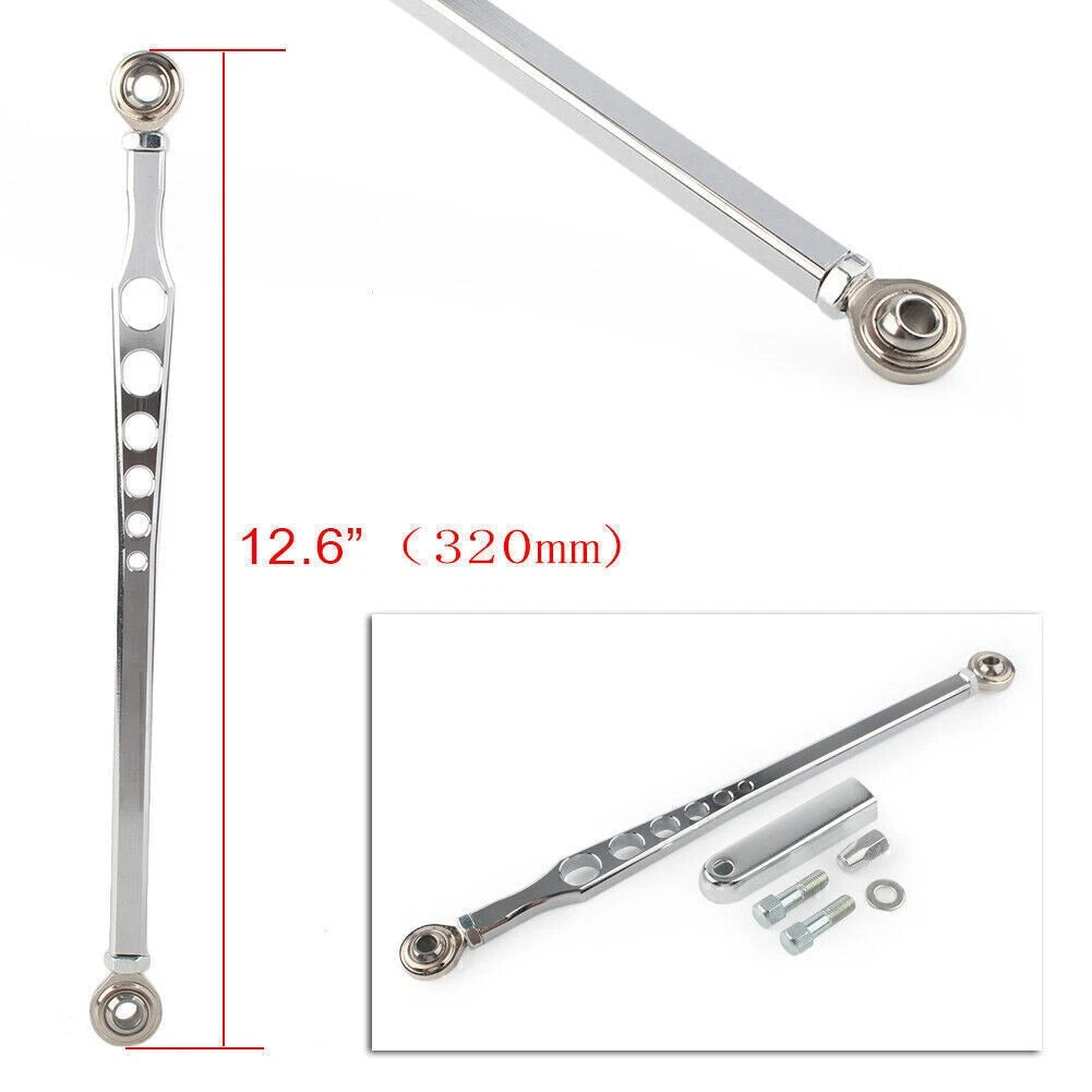 Shift Linkage Shifter Link Chrome for Harley Touring Dyna Softail