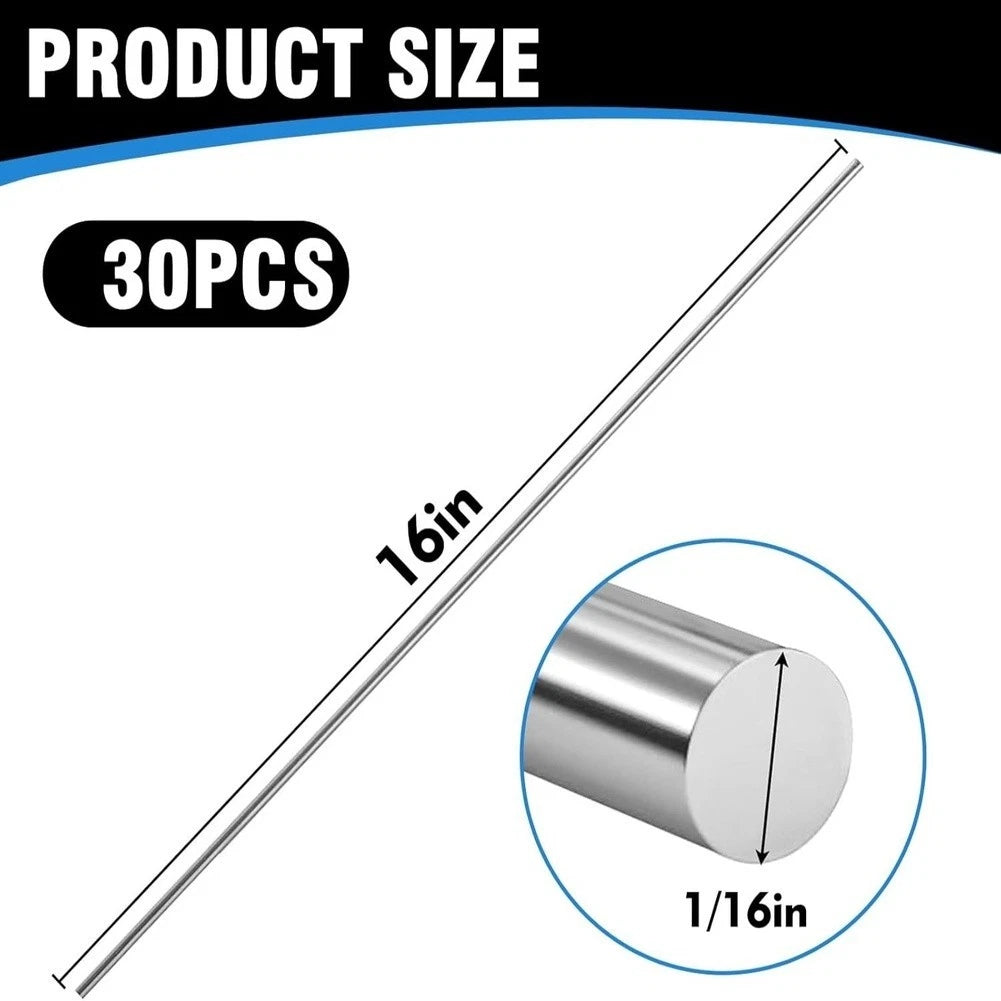 30 pcs Stainless Steel ER308L TIG Welding Rods for Low Temperature Welding
