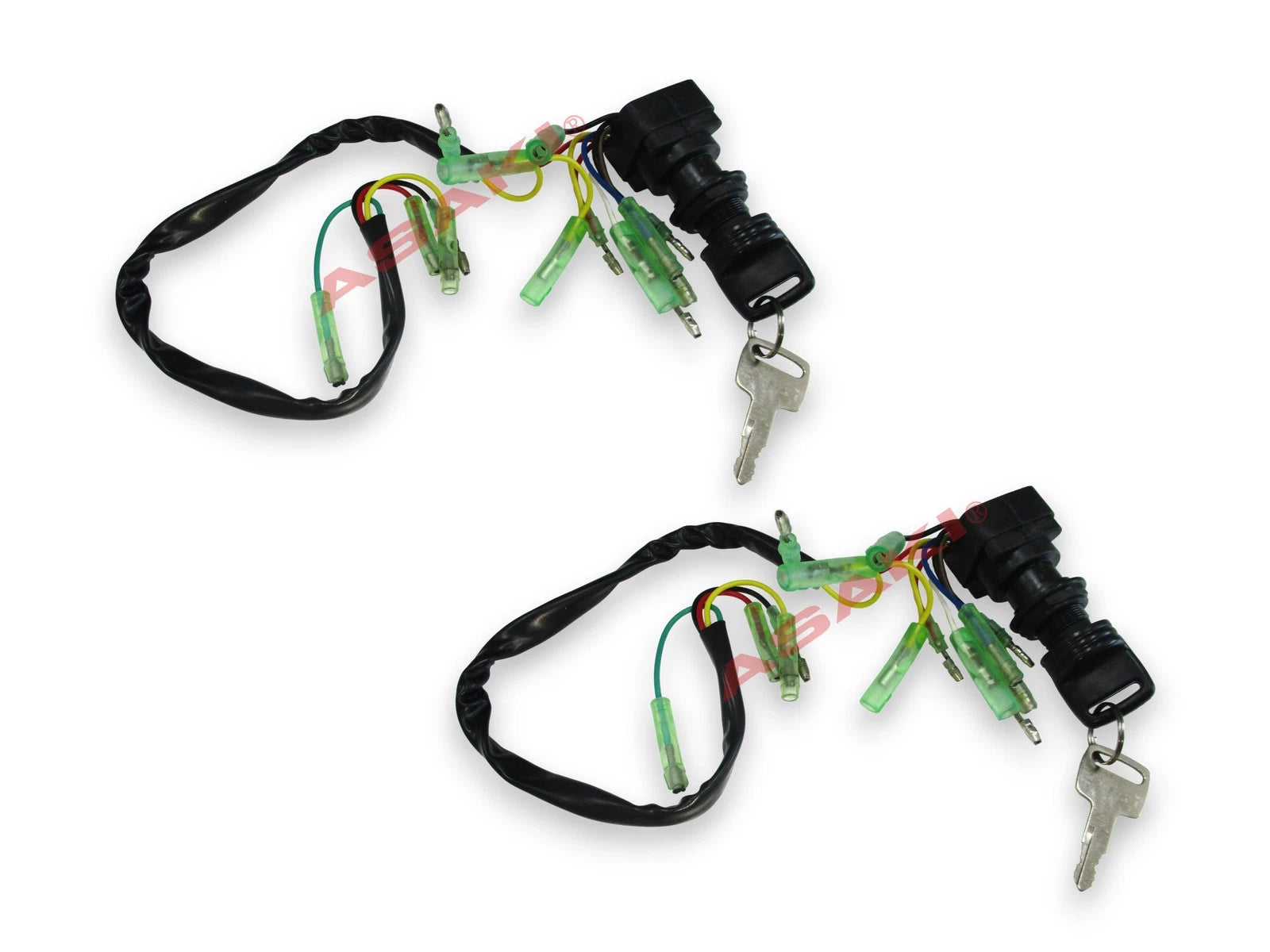2X Ignition Switch Key Set 703-82510-43 for Yamaha Outboard (703 Control Box)
