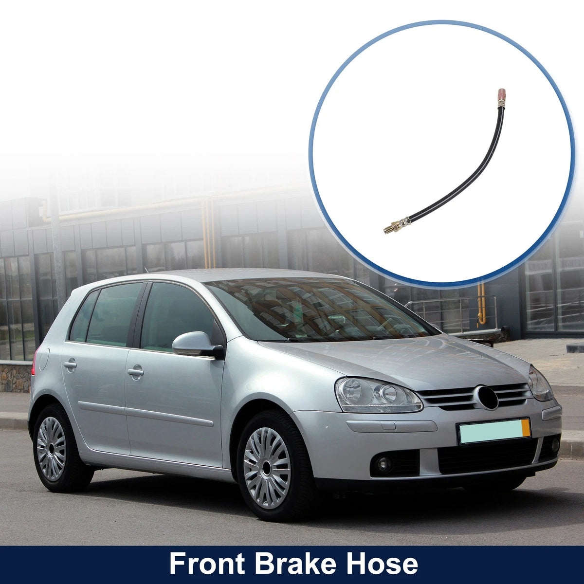 Front Brake Hose for Volkswagen Golf (1979–1992) Brake Hydraulic Line