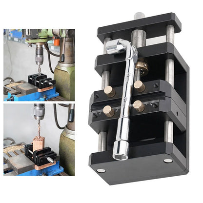 Self-Centering Vise for CNC Projects - Aluminum Alloy, Compact Design