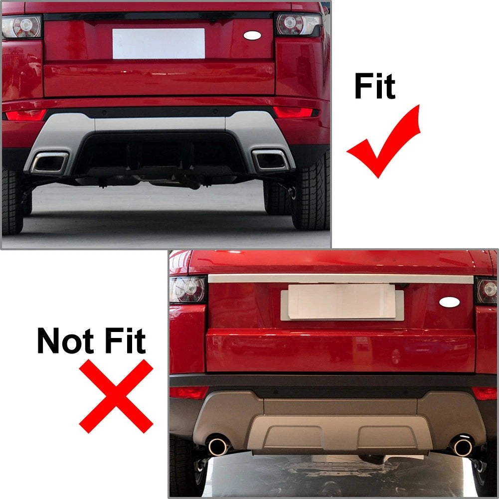 Rear Bumper Exhaust Trim for Land Rover Range Rover Evoque (2010–2018)