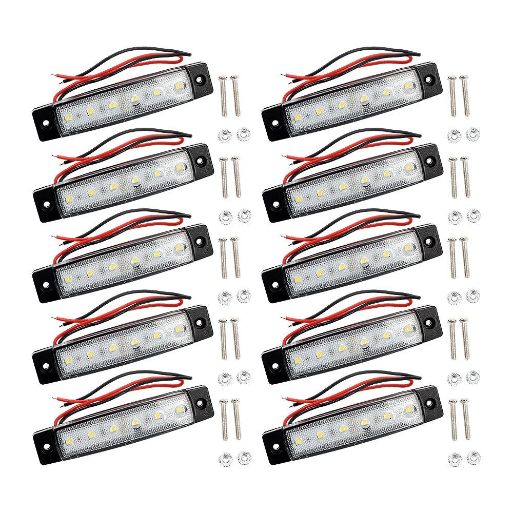 10X LED Waterproof Stern Transom Lights for Marine Boat 12V-24V
