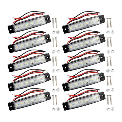 10X LED Waterproof Stern Transom Lights for Marine Boat 12V-24V