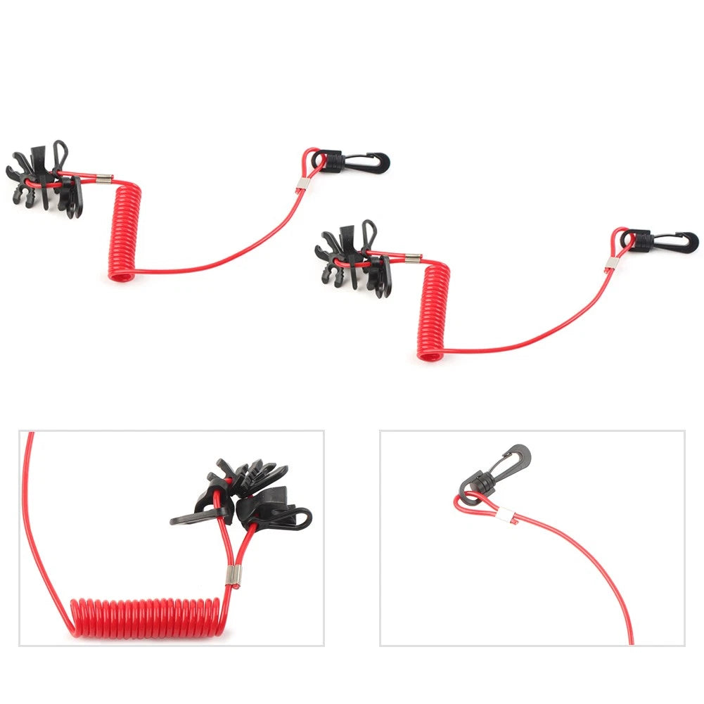 2X Boat Kill Switch Key Set for Johnson, Yamaha, Suzuki