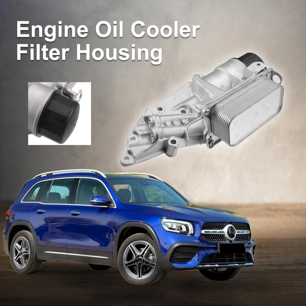 Engine Oil Cooler Filter Housing Assembly with Seals for Mercedes G550 (2013–2018)