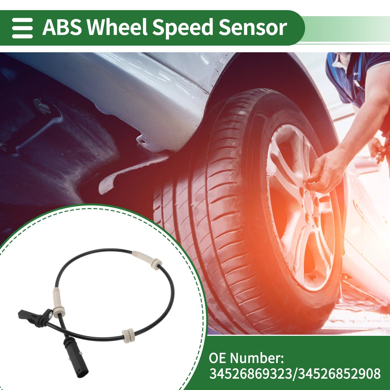 ABS Wheel Speed Sensor Replacement for BMW 3 Series F34 (2013–2020)