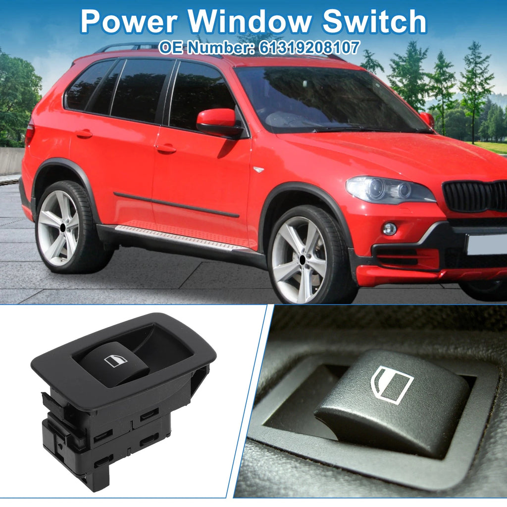 Rear Left Side Power Window Switch Replacement for BMW X1 X2 X5 (2016–2024)