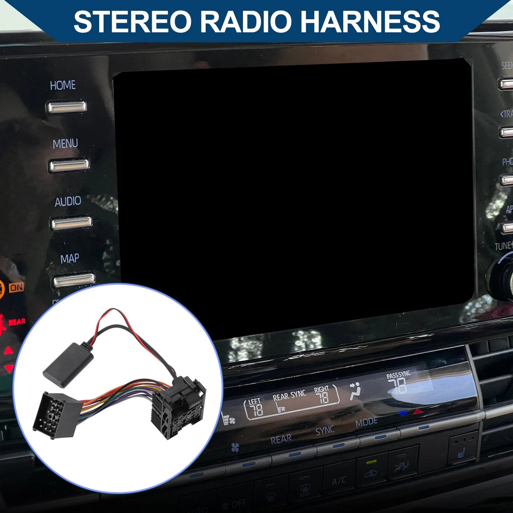 Stereo Radio Harness Replacement for BMW E46 3 Series 16 Pin (1998–2006)