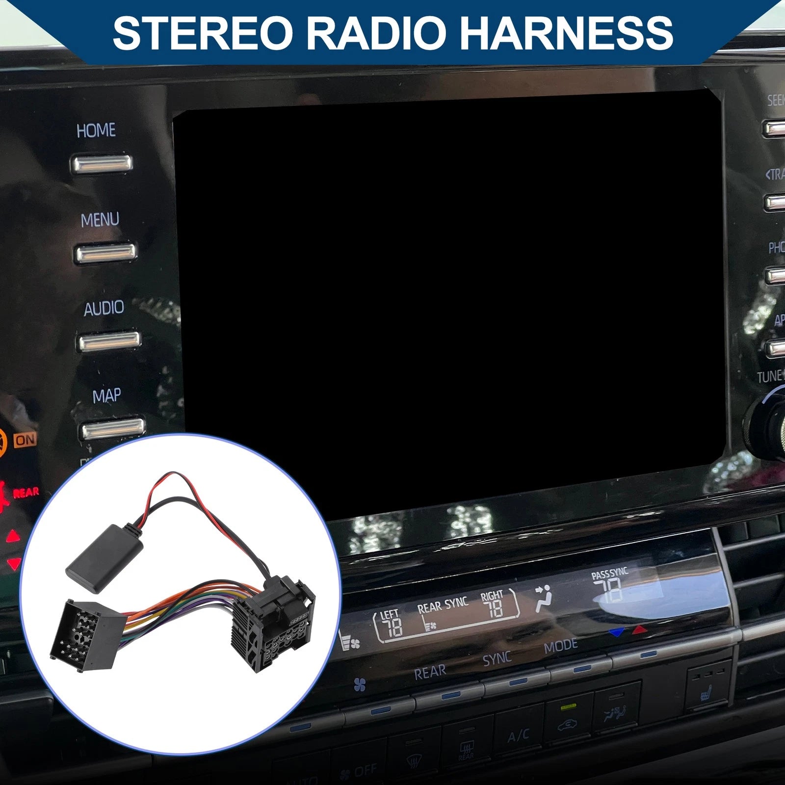 Stereo Radio Harness Replacement for BMW E46 3 Series 16 Pin (1998–2006)