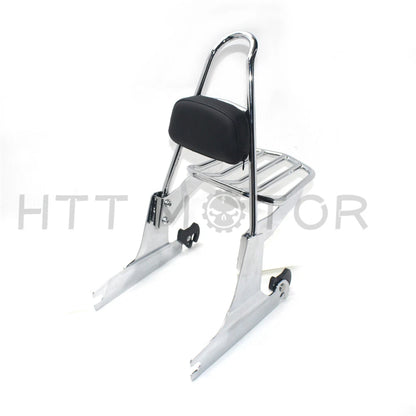 Sissy Bar Backrest & Luggage Rack for Harley Softail (2000–2023)