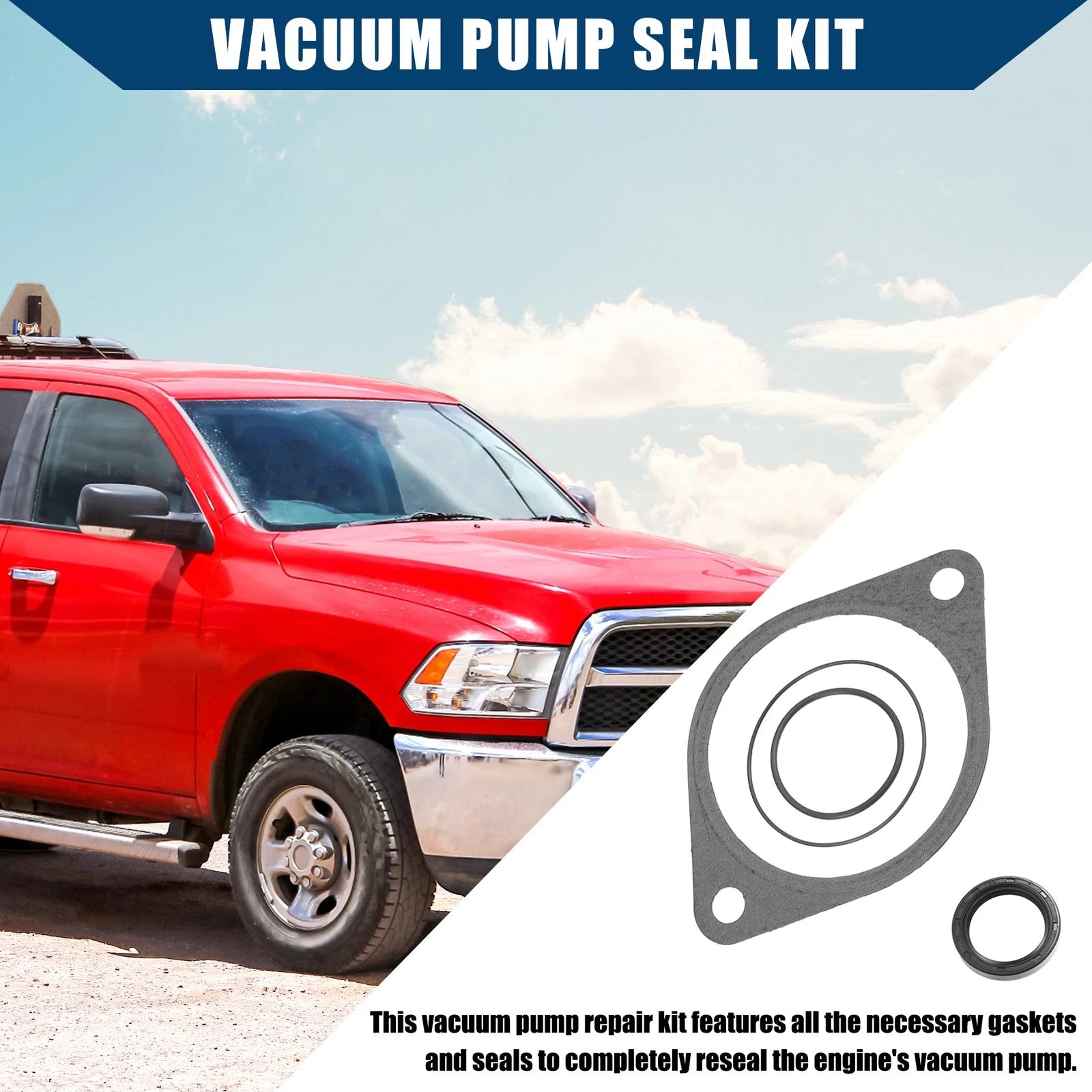 Vacuum Pump Seal Power Steering for Dodge Ram 5.9L Diesel (1994–2001)