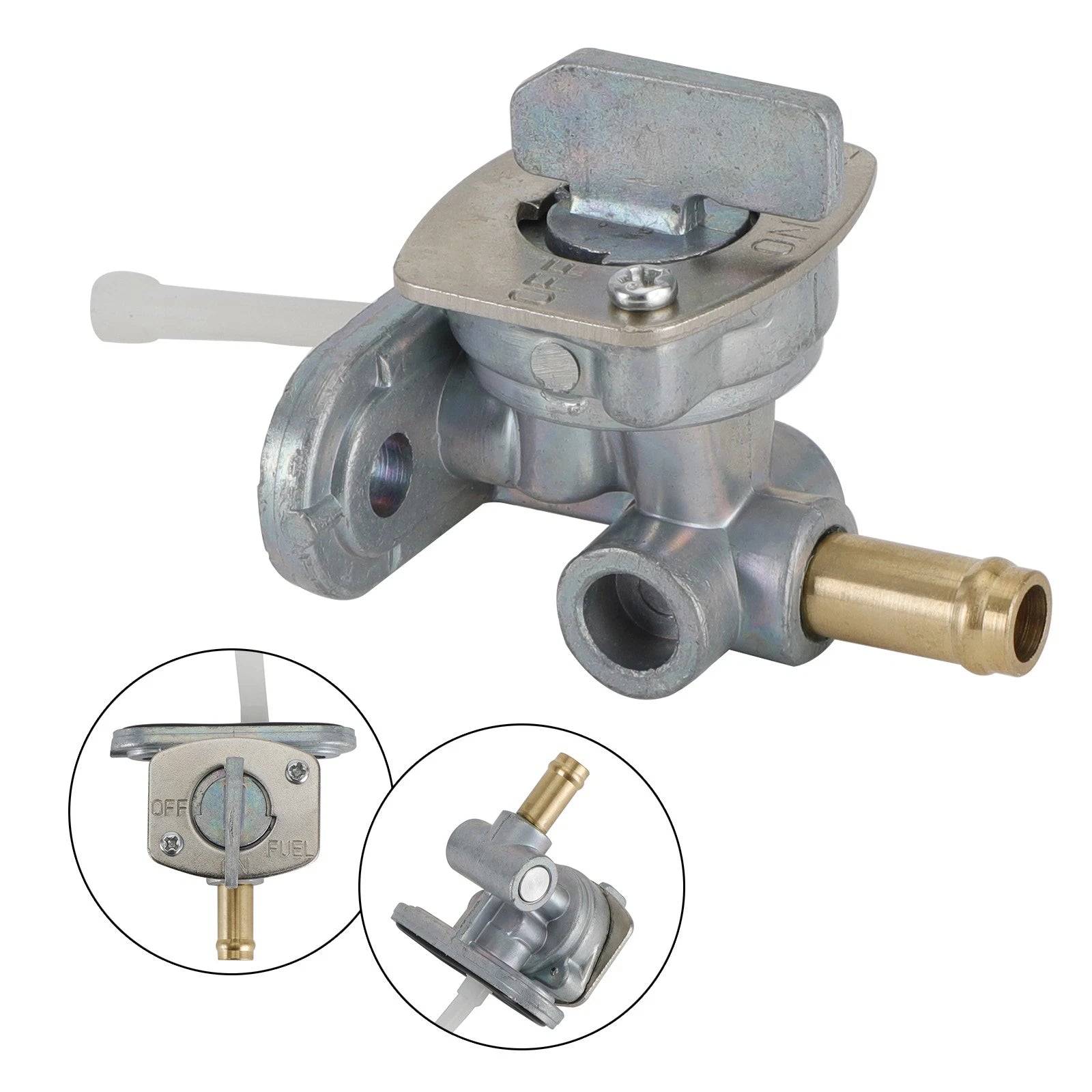 Gas Tank Fuel Cock Valve Petcock for Yamaha YZ125 YZ250 (2006–2022) 3JD-24500-10 T