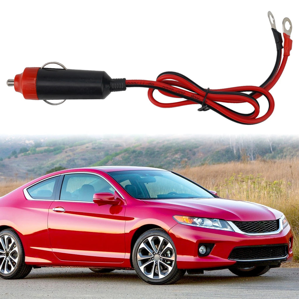 12V Cigarette Lighter Adapter with LED Indicator for Universal Use