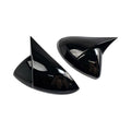 Gloss Black Horn Style Side Mirror Cap Cover for Buick Regal (2018–2020)