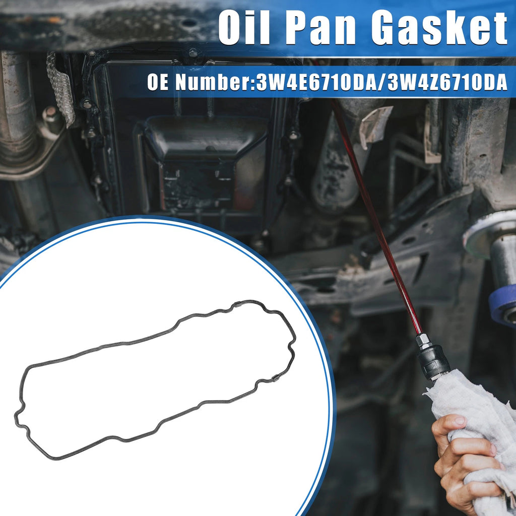 Oil Pan Gasket for Ford (2004–2012) Rubber Black