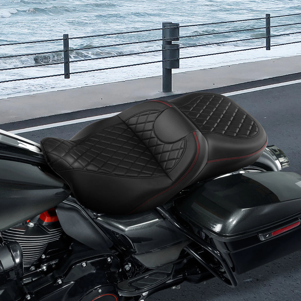 Front Rear Seat for Harley Touring Electra Glide (2009–2023)
