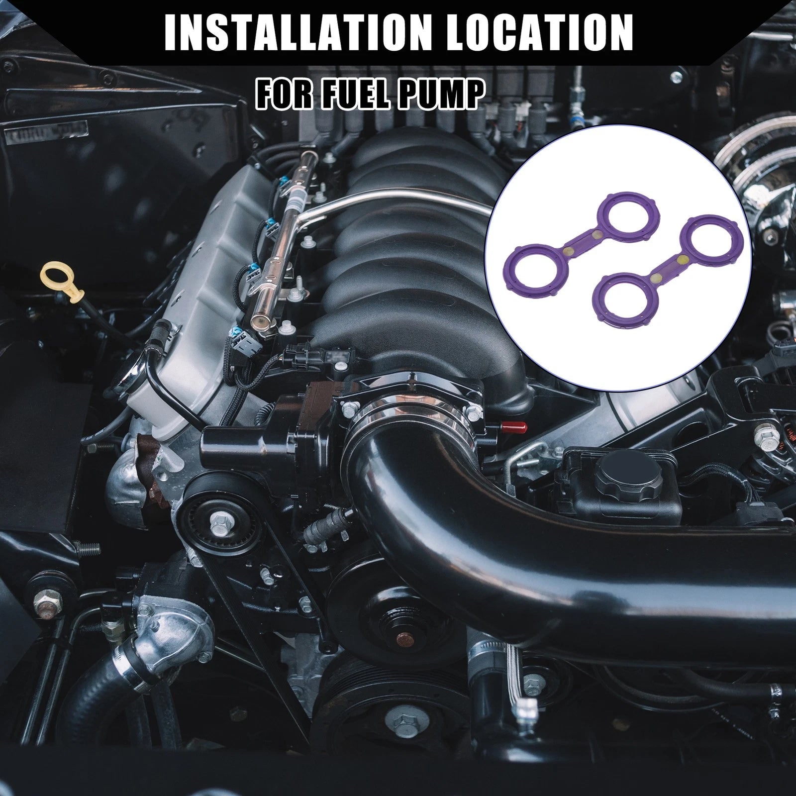 Oil Cooler Gasket Set 2 Pcs Replacement for Mercedes-Benz Sprinter (2010–2018)