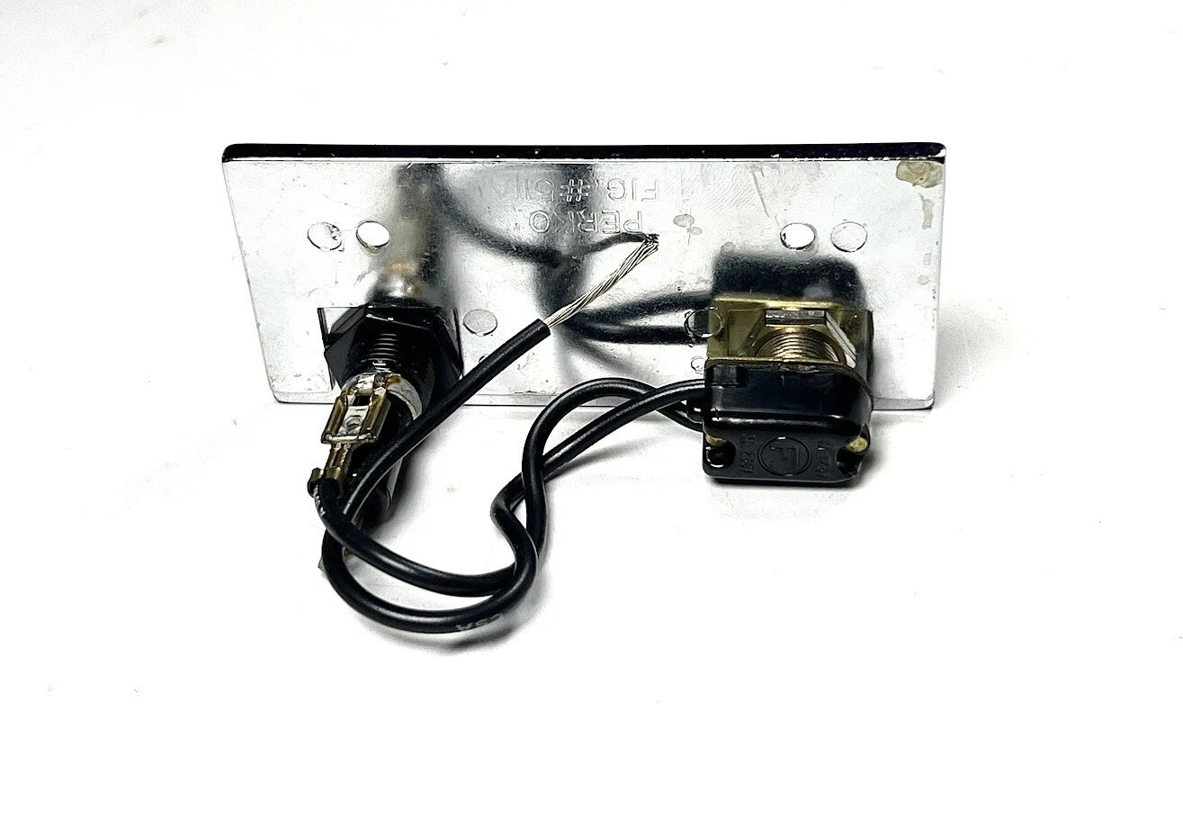 Perko Vintage Panel for Marine Applications (3 3/4in x 1 3/4in) - FIG# 511A