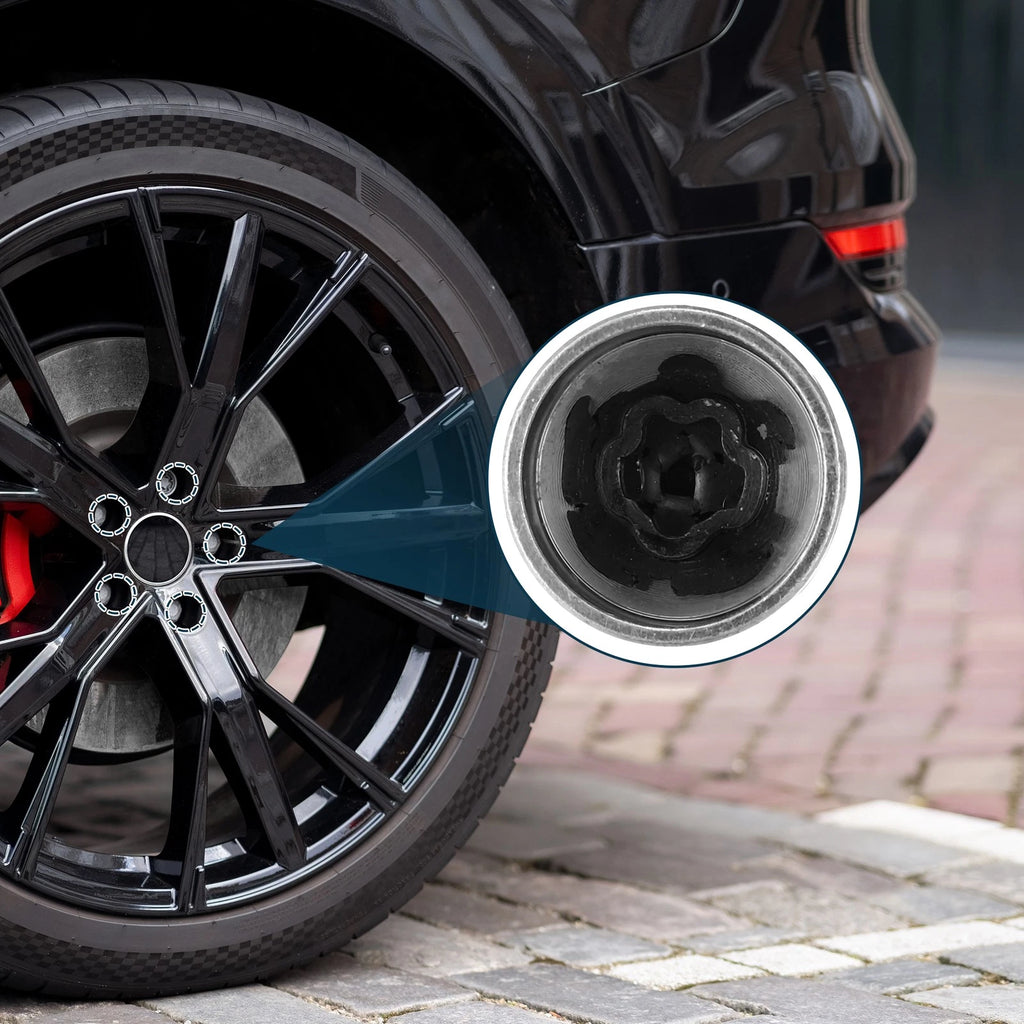 Wheel Lock Lug Nut Key for BMW Wheel Lock with Protector Socket 1 Set (—)