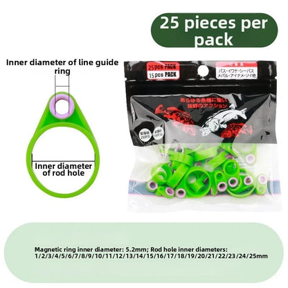 Fishing Guide Rings for Universal Use (Glow-in-the-Dark Option)