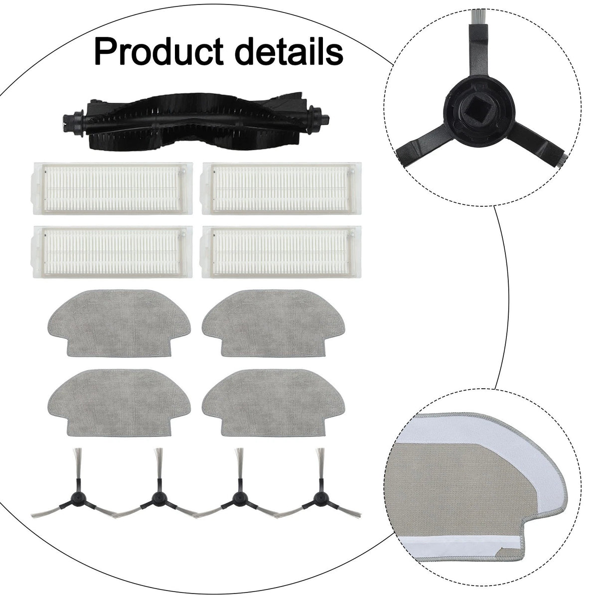 Complete Replacement Kit for Karcher RCV 3 (Everybot 3i)