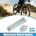 14G J Bend Bicycle Spokes Kit with Nipples for 36pcs (152mm) (200–200)