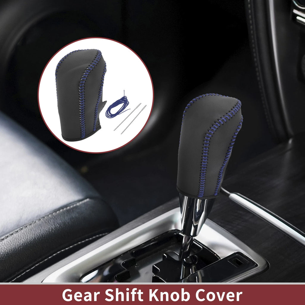 Gear Shift Knob Cover Replacement for Ford Fiesta (2009–2012) Faux Leather
