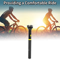 Seat Post 27.2x300mm Replacement for Bike Saddle Tube Matte Black
