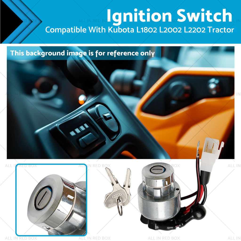 Ignition Switch with 2 Keys for Kubota L1802 L2002 L2202
