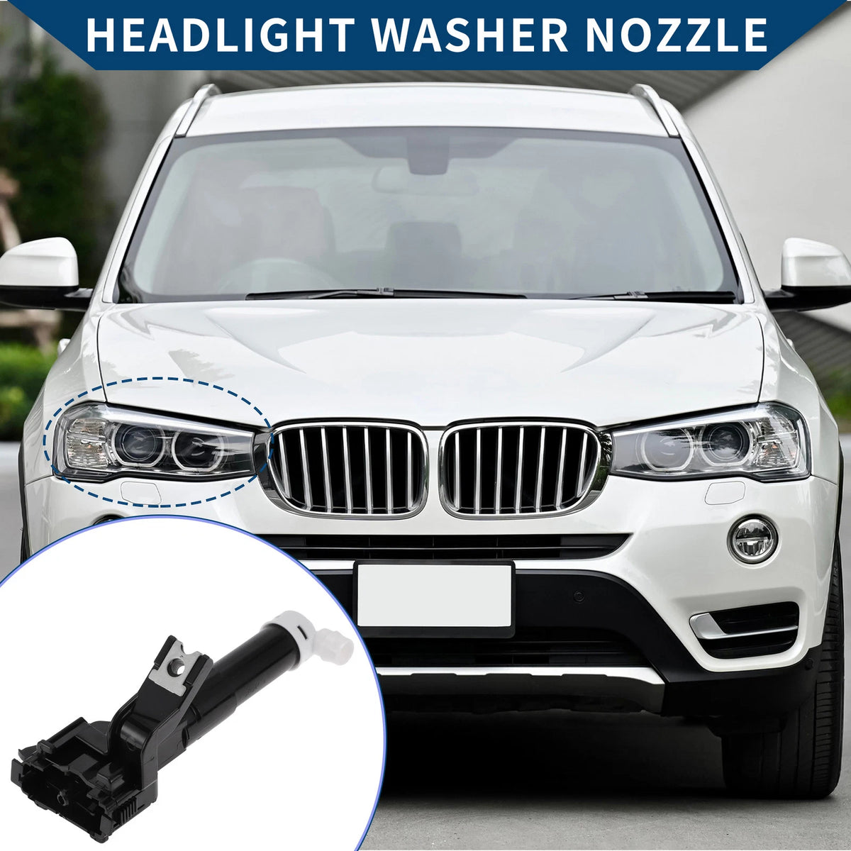 Front Passenger Headlight Washer Nozzle for Toyota Land Cruiser (No. 8520760060)