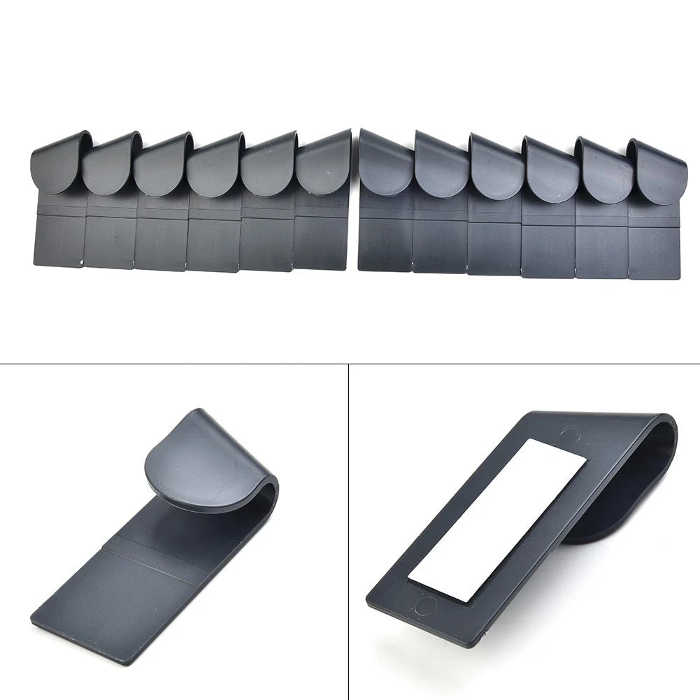 12pcs Pot Cover Storage Organizer Rack Wall Mount Holder Kitchen Tool