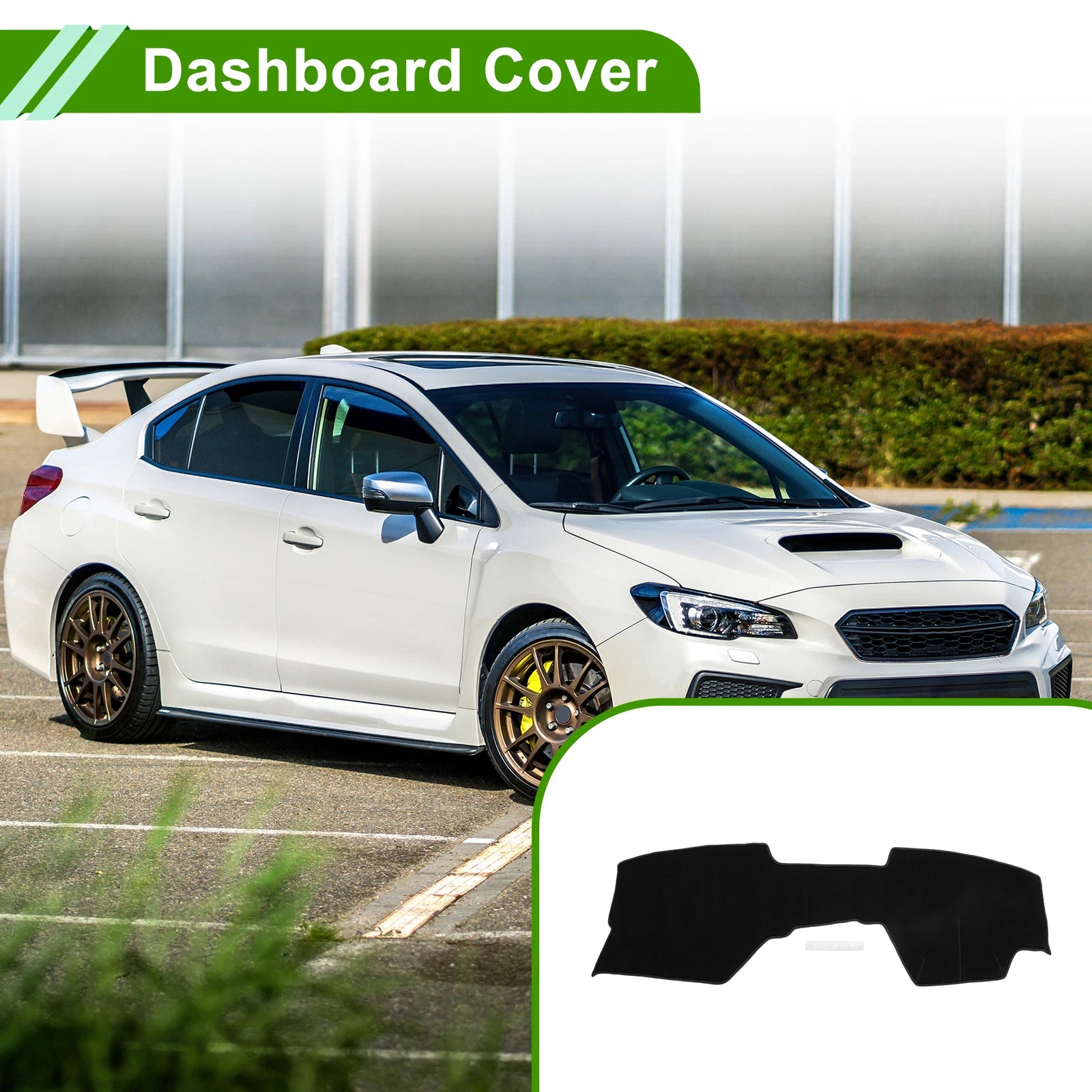 Dashboard Dash Cover Mat for Mazda3 BP (2019–2024) Black 1 Set