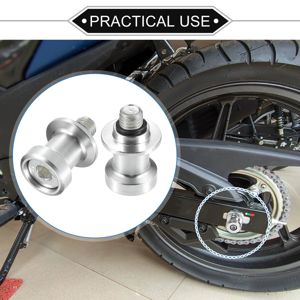 CNC Swingarm Spools Slider 10mm Pair for Bike Motorcycle (Any Model)