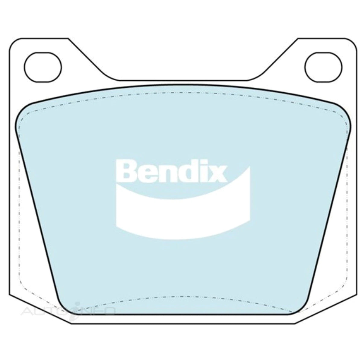 Set of 4 Bendix Front Disc Brake Pads for Holden HD HR (1965–1968)